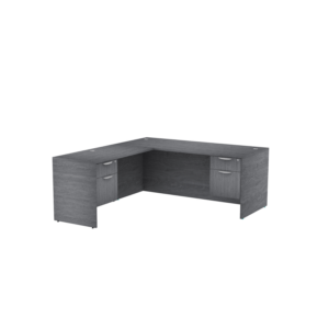Classic Laminate L Desk 3/4 Pedestal 71" x 78" Footprint