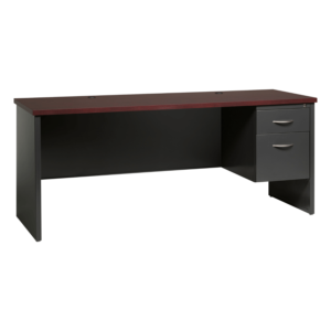 Sgl Right Ped Credenza - 24 x 72