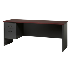 Sgl Left Ped Credenza - 24 x 72